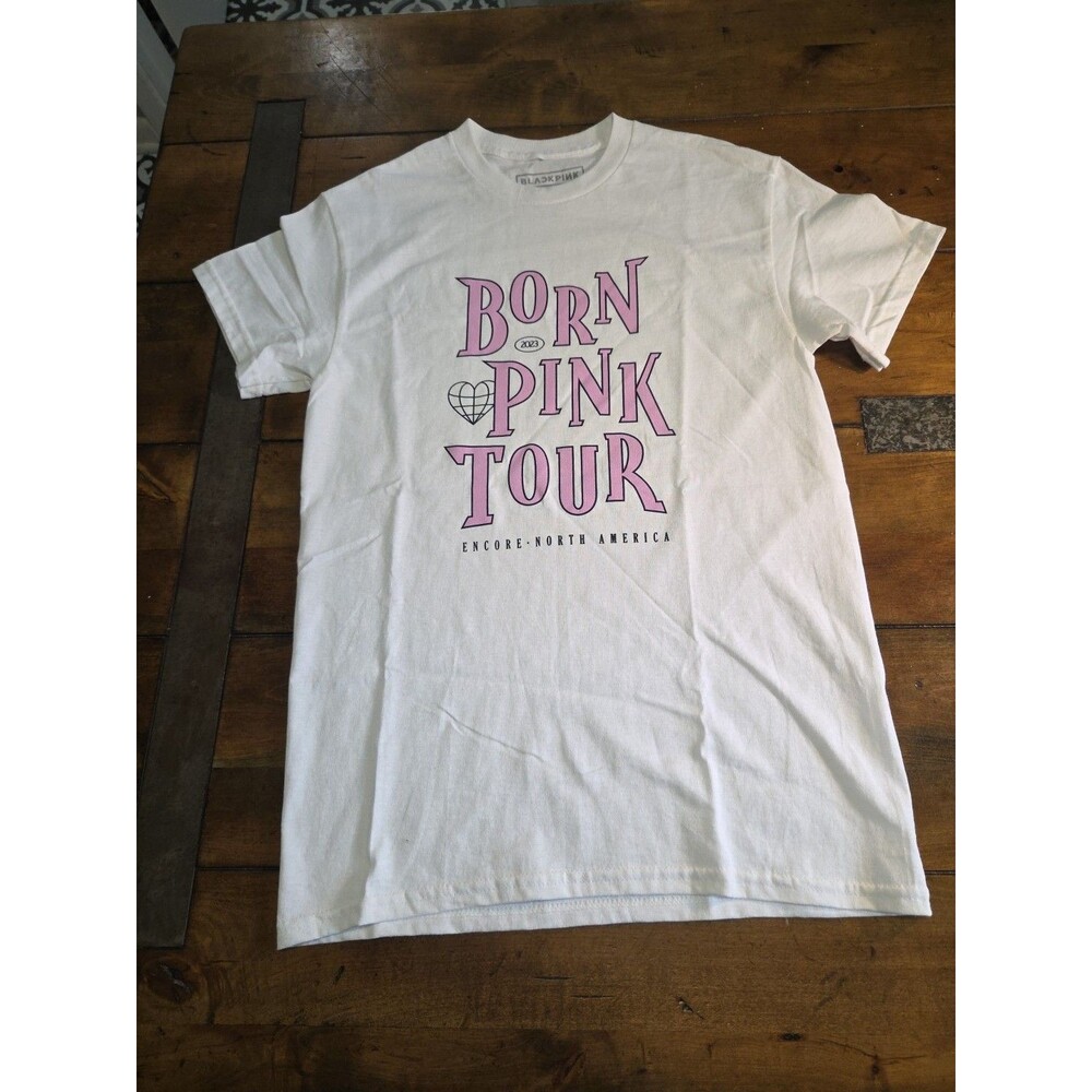 BLACKPINK Born Pink Encore North America World Tour Graphic T Shirt White Men S